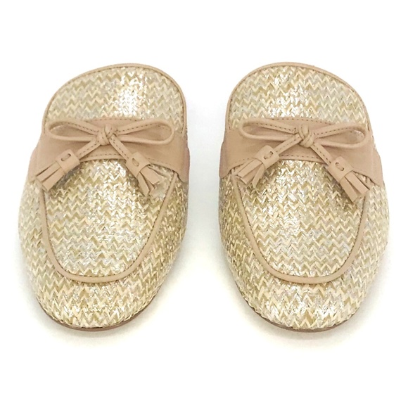 Coach Stassi Raffia Slide Size 6.5 US Women - Picture 3 of 8